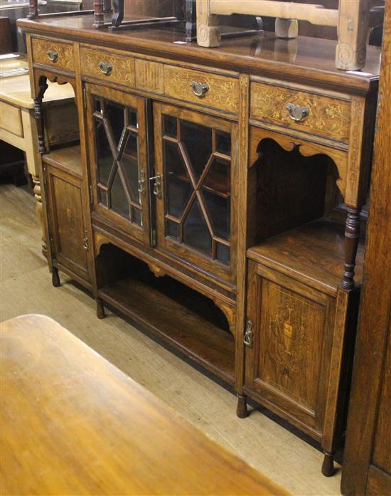 Mahogany inlaid cabinet